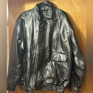 Men's Black Leather Jacket